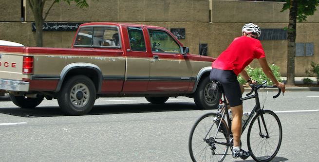 Drivers’ Attitudes and Behaviors Toward Bicyclists: Intermodal Interactions and Implications for Road SafetyPhoto